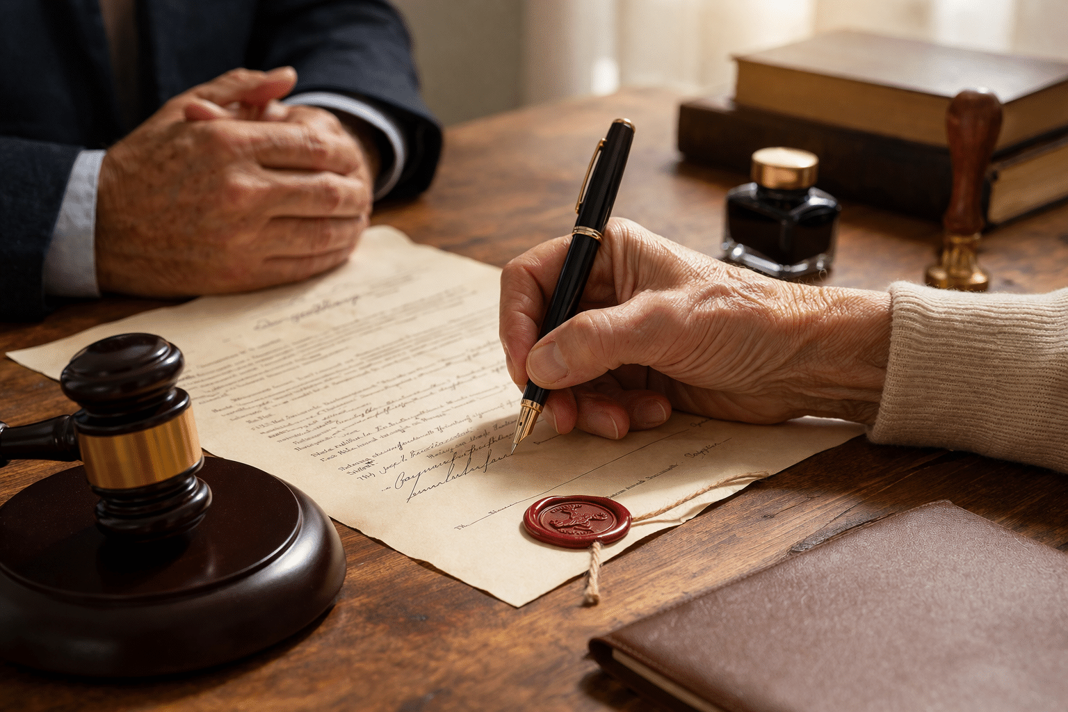 צוואה בפני רשות