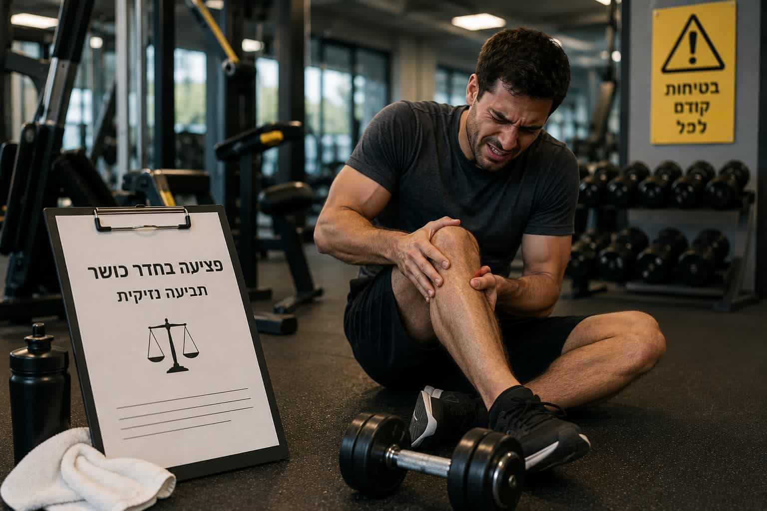 פציעה בחדר כושר